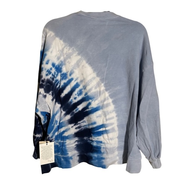 🔥 SALE - NWT Women’s Electric & Rose Tie Die Hi Lo Sweatshirt - Size XS - Picture 2 of 8